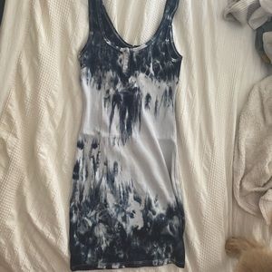 Tie Dye dress (blue/white)